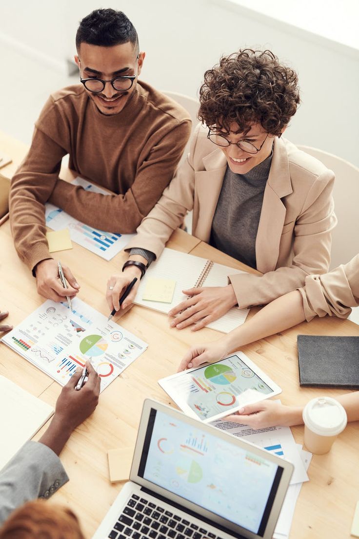 Startup team working